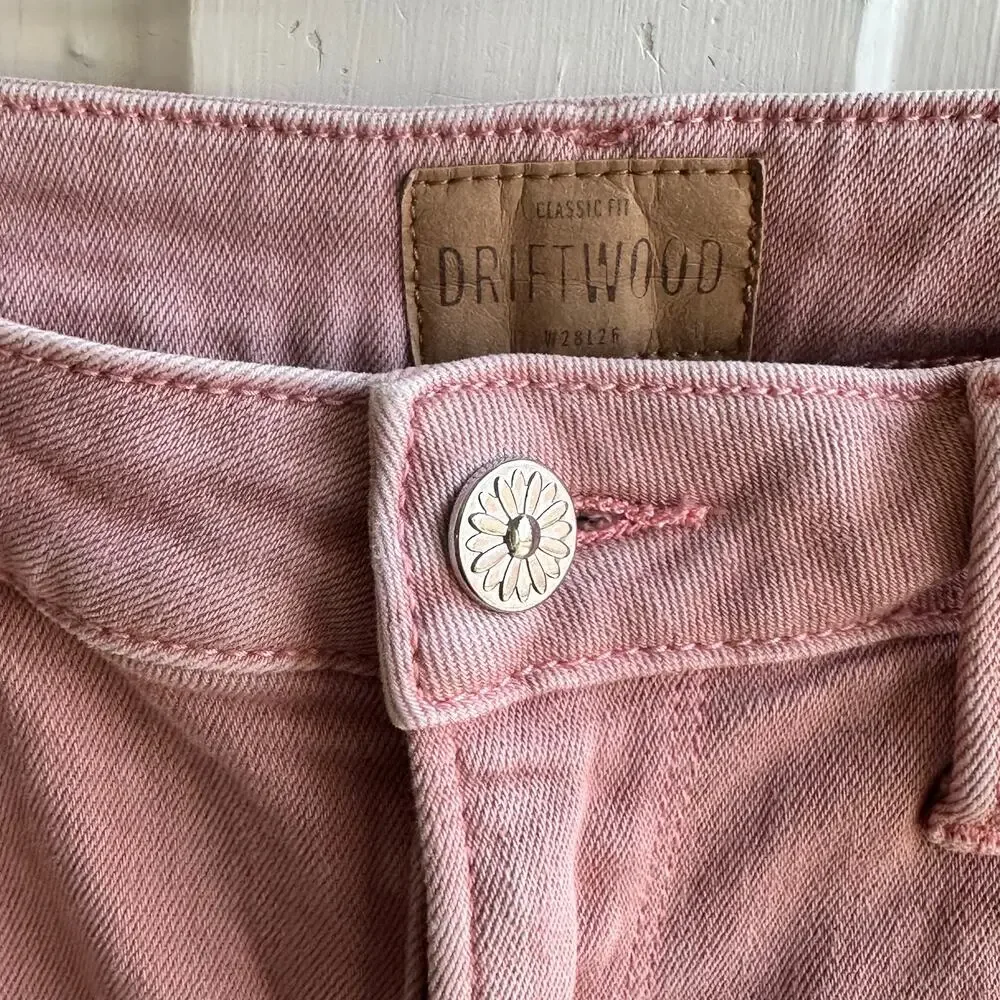 Driftwood Colette Blossom Embroidered Jeans – Size 28